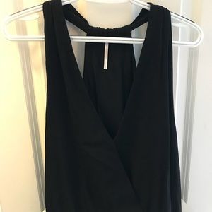 Free People Black Halter Tank